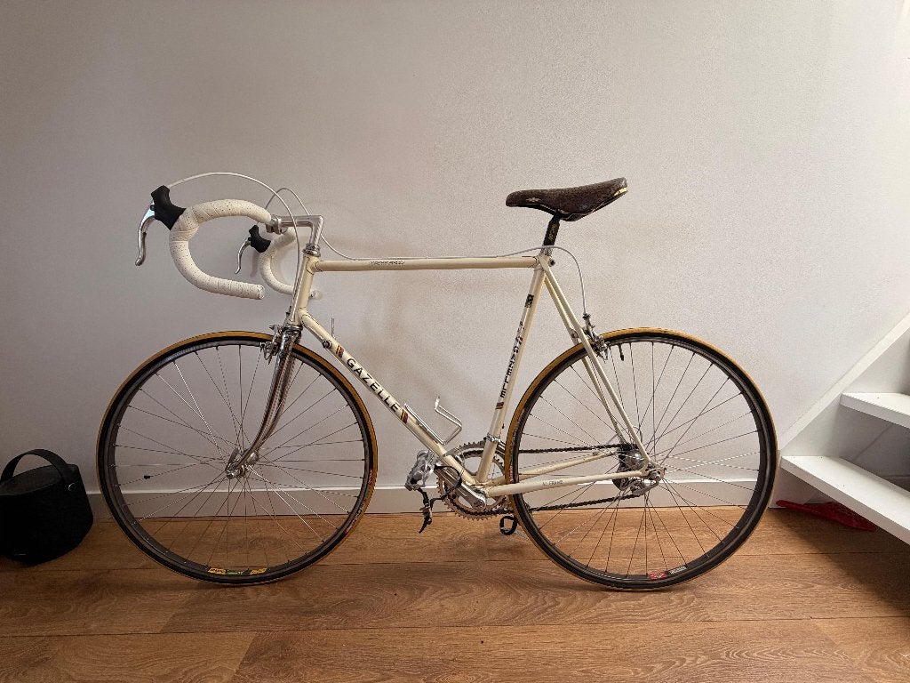 Gazelle 1980 vintage Champion Mondial Racefiets, Ophalen, 28 inch, Gebruikt, 57 tot 61 cm