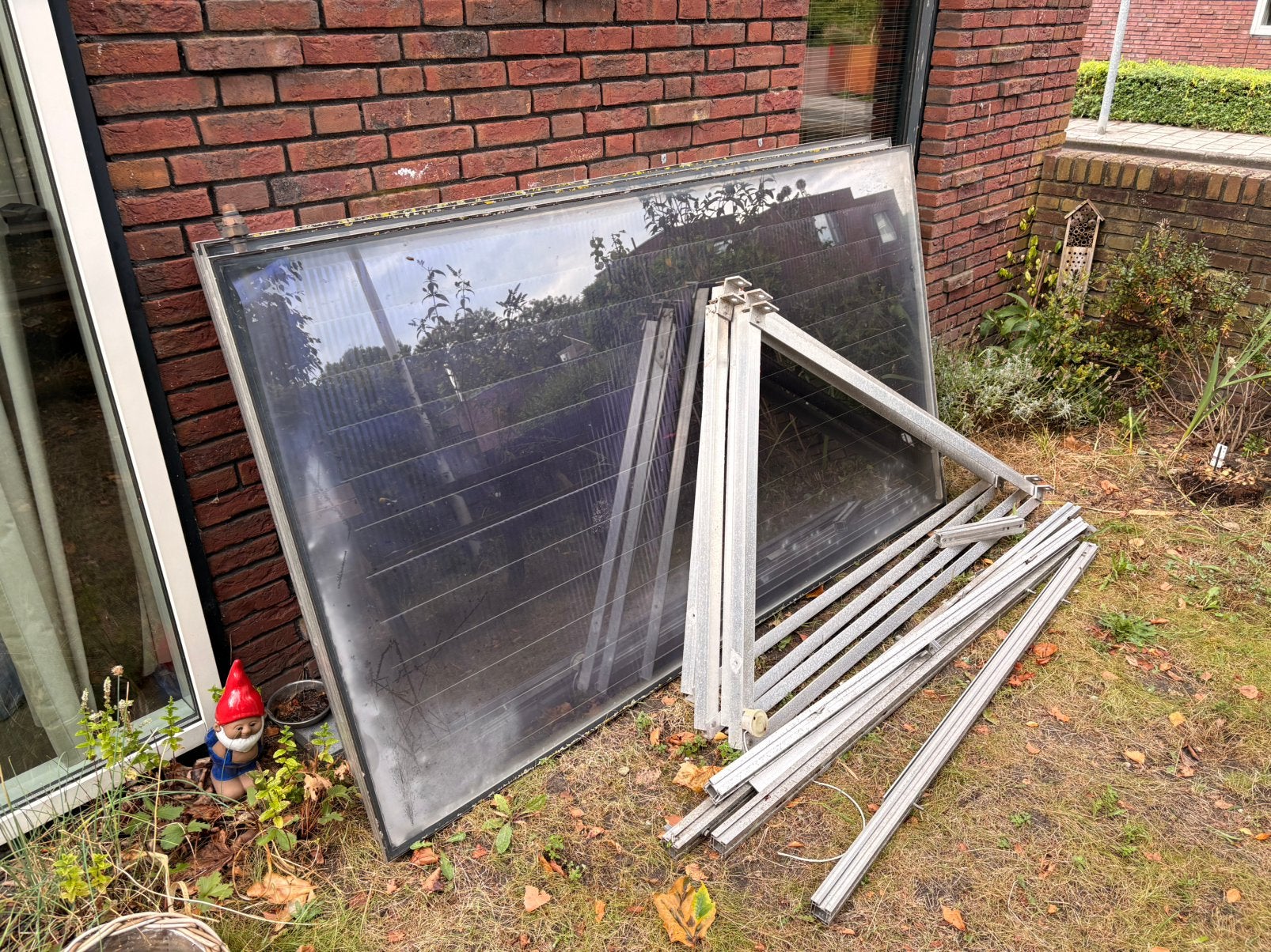 Zonnepanelen tbv zonneboiler - Collector GRATIS, Doe-het-zelf en Verbouw, Zonnepanelen en Toebehoren, Ophalen, Gebruikt, Collector
