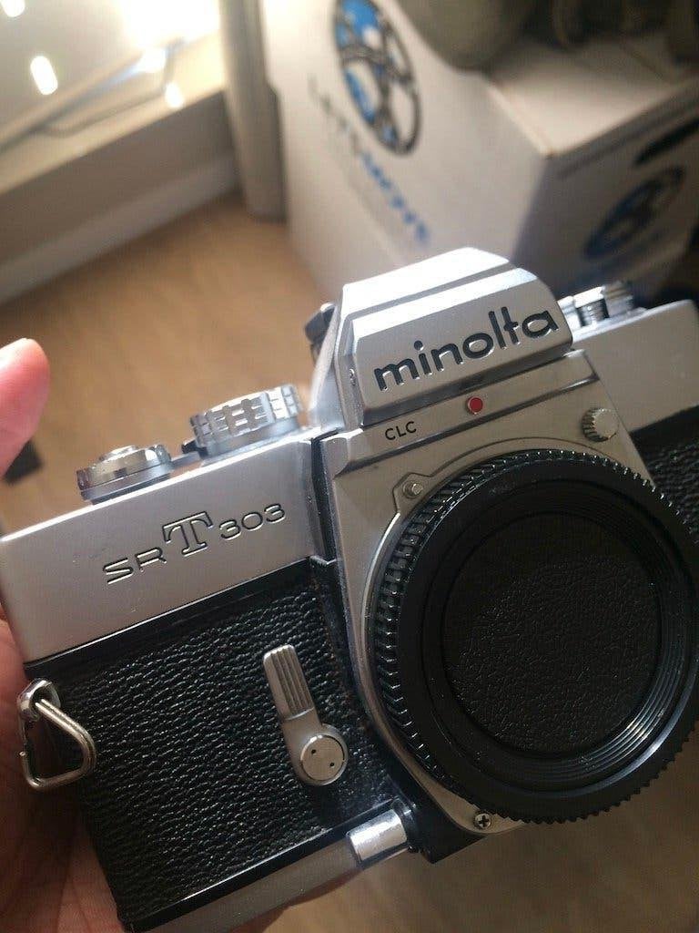 Minolta SRT 303, Audio, Tv en Foto, Ophalen of Verzenden, Spiegelreflex, Minolta