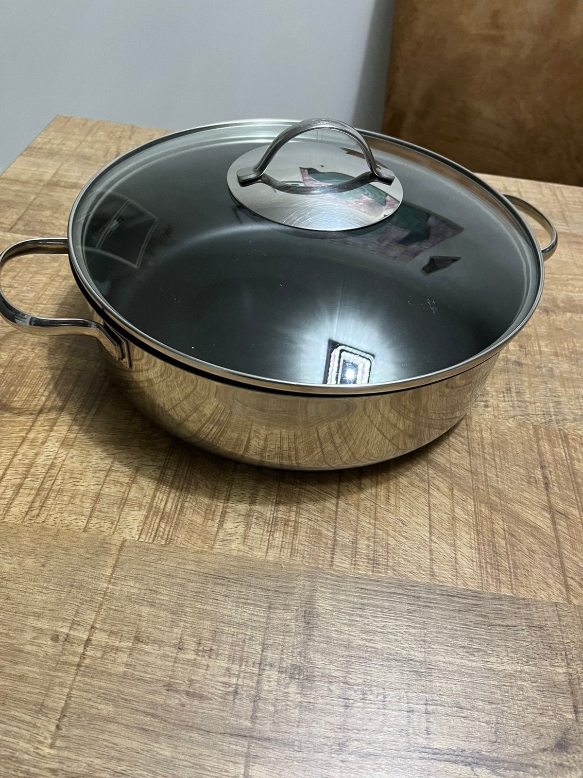 WMF grote Pan, Huis en Inrichting, Keuken | Potten en Pannen, Ophalen of Verzenden, Zo goed als nieuw, Rvs