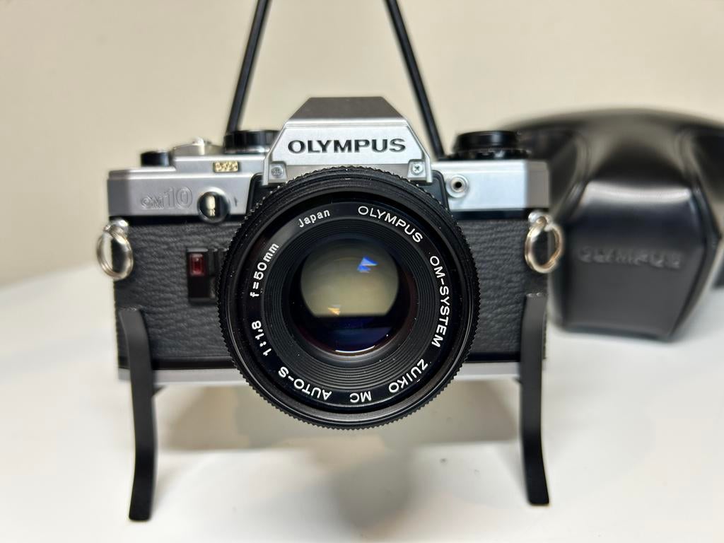 Olympus OM-10 analoge spiegelreflexcamera, Ophalen of Verzenden, Gebruikt, Spiegelreflex, Olympus