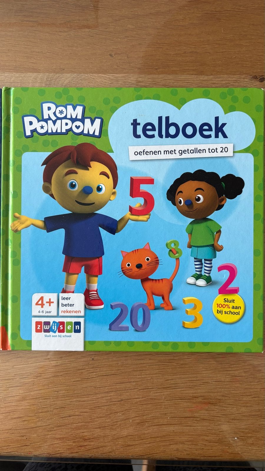 R&M PomPom Letterboek en Telboek - Leren lezen en tellen, Ophalen of Verzenden, Zo goed als nieuw, 3 tot 4 jaar