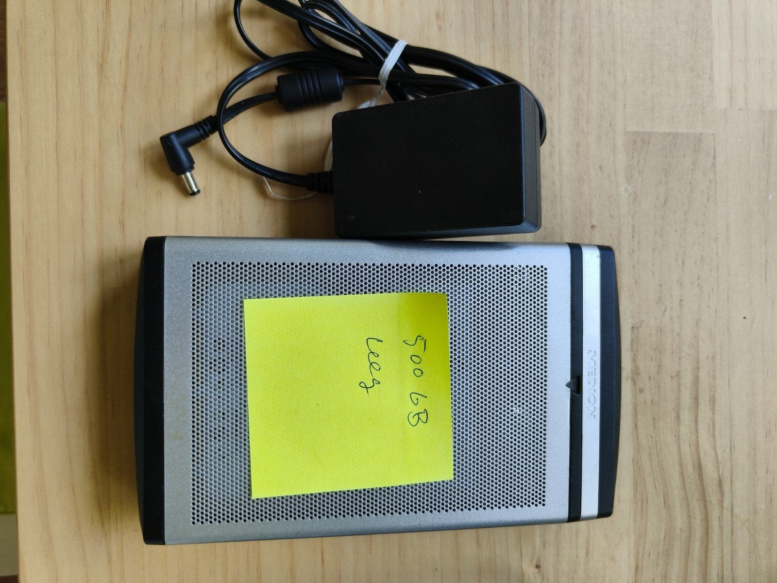 Medion Externe Harde Schijf 500GB met Adapter, Gebruikt, Server, HDD, Medion