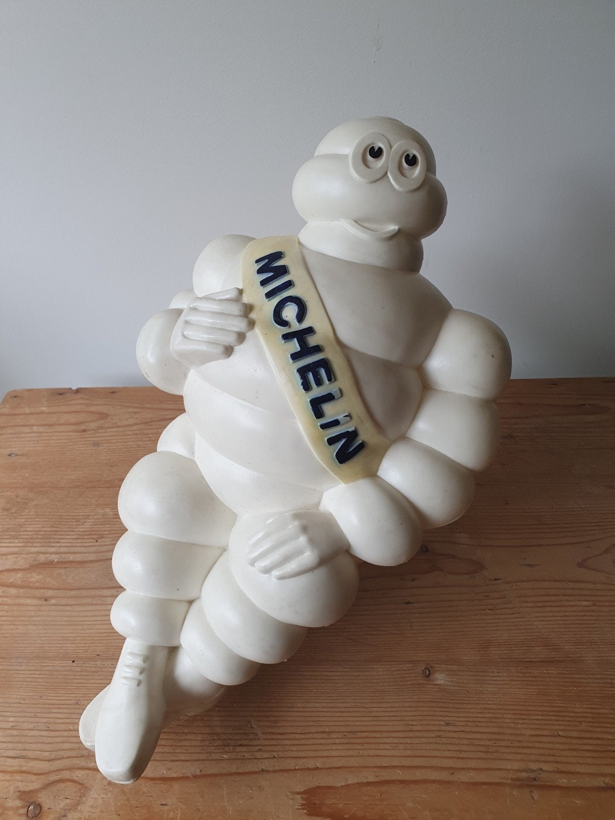 Michelin vrachtwagen mascotte, Ophalen of Verzenden, Gebruikt, Reclamebord