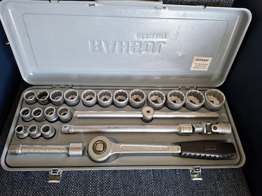 Rahsol (Gedore) 1/2 doppenset te koop izgst., Ophalen of Verzenden, Zo goed als nieuw