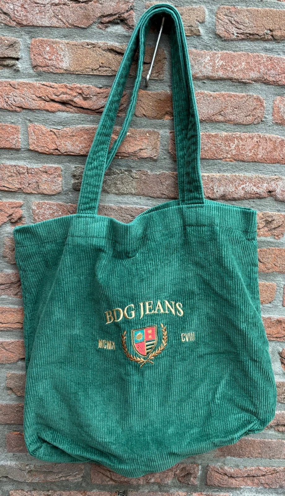 Tote Bags - BDG Jeans - Groen/Roze, Ophalen of Verzenden, Nieuw, Groen, Overige merken
