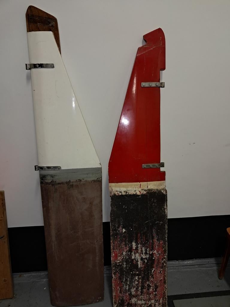 Roerblad 2 stuks 1 goed  ander minder waarschip 570, Ophalen, Gebruikt, Overige typen