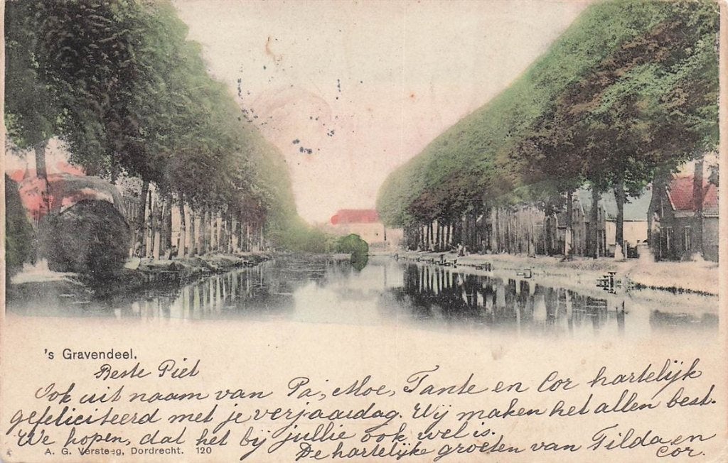 702-200-051 s Gravendeel, Verzenden, Voor 1920, Zuid-Holland