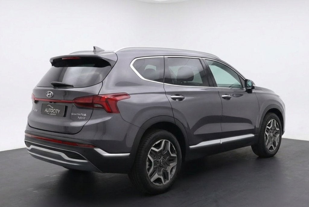 Hyundai Santa Fe 1.6 T-GDI HEV 230PK Premium Sky 7p l Leder, Auto's, Hyundai, Santa Fe, Gebruikt, 4 cilinders, 7 stoelen