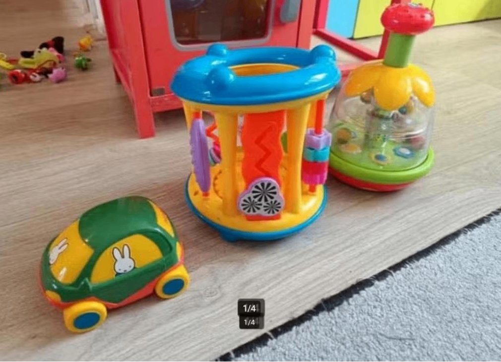 Kinderspeelgoed draaitol, minigym, nijntje auto, Gebruikt, Ophalen of Verzenden
