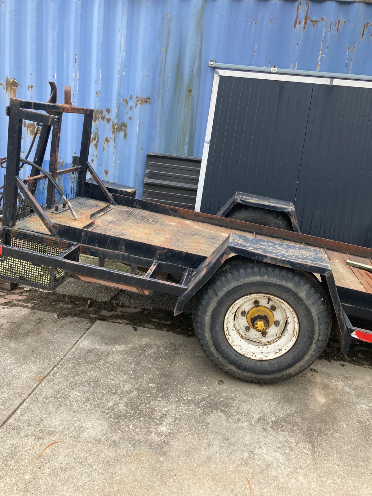 Landbouwoprijwagen, 100 liter of meer, Ophalen, Gebruikt, Transportkar