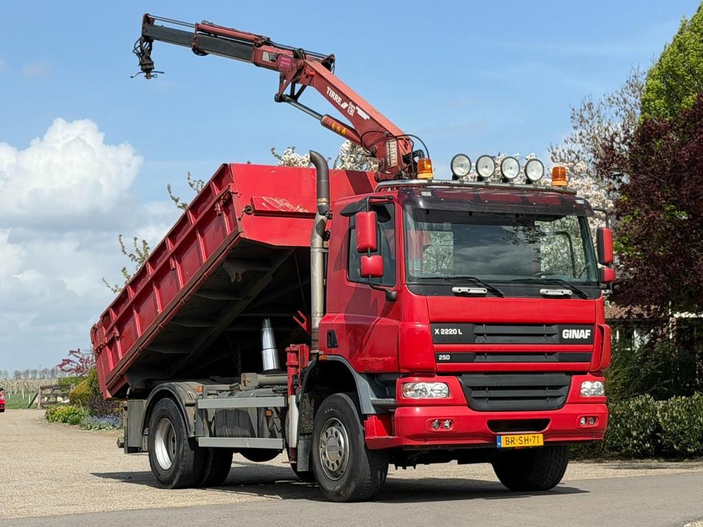 Ginaf X2220L 4x4! KRAAN/KIPPER DRIEZIJDIG! DK1207, Auto's, Overige kleuren, Ginaf, Bedrijf, Diesel