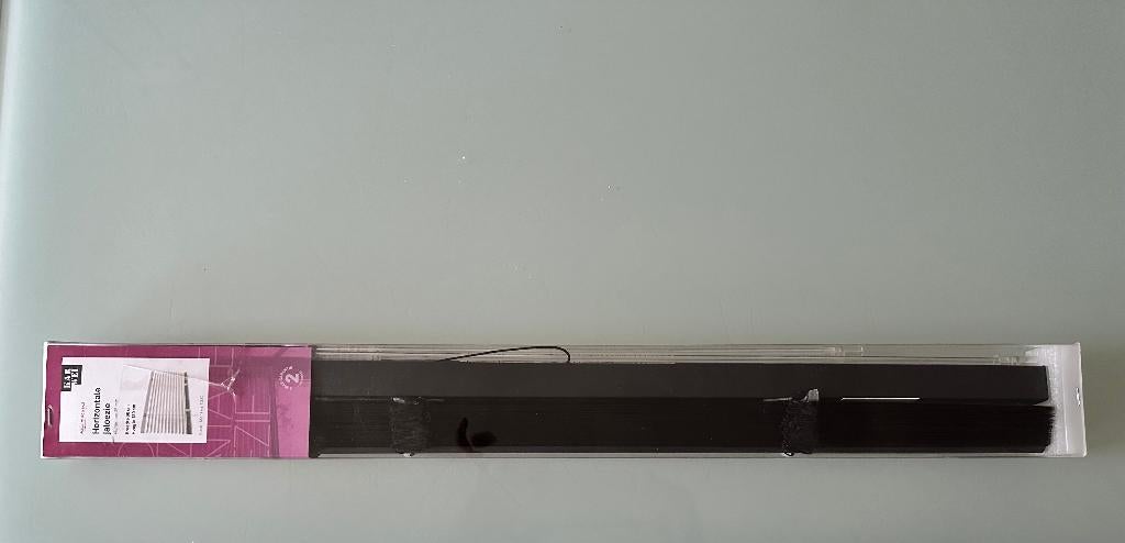 Jaloezie aluminium, 100 tot 150 cm, Nieuw, 100 tot 150 cm, Zwart