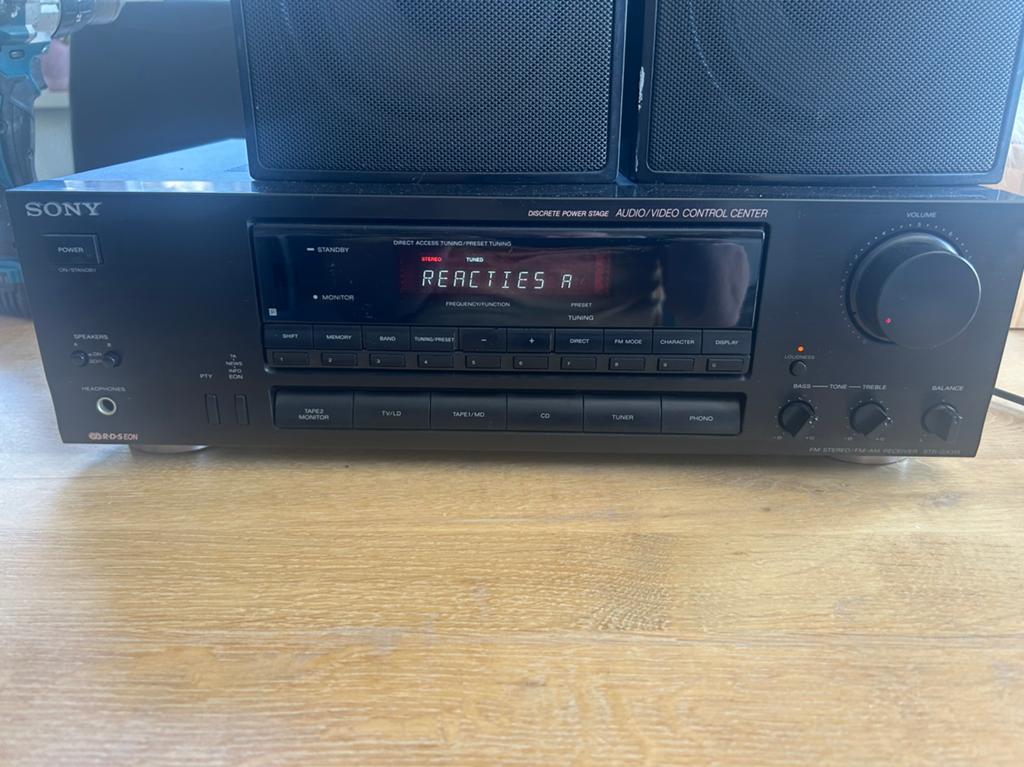 Sony STR-GX315 versterker / tuner, Ophalen of Verzenden, Zo goed als nieuw, 60 tot 120 watt, Sony