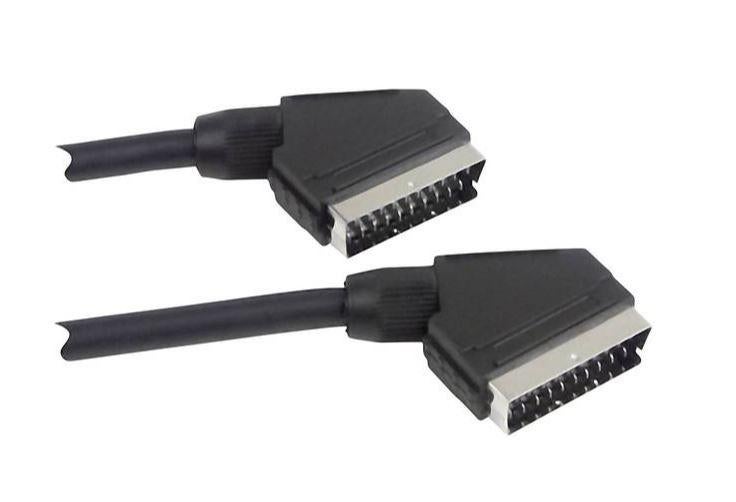SCART TV, receiver Kabel Schwaiger 1.5m (Nieuw), Ophalen, Nieuw, Minder dan 2 meter, Scartkabel