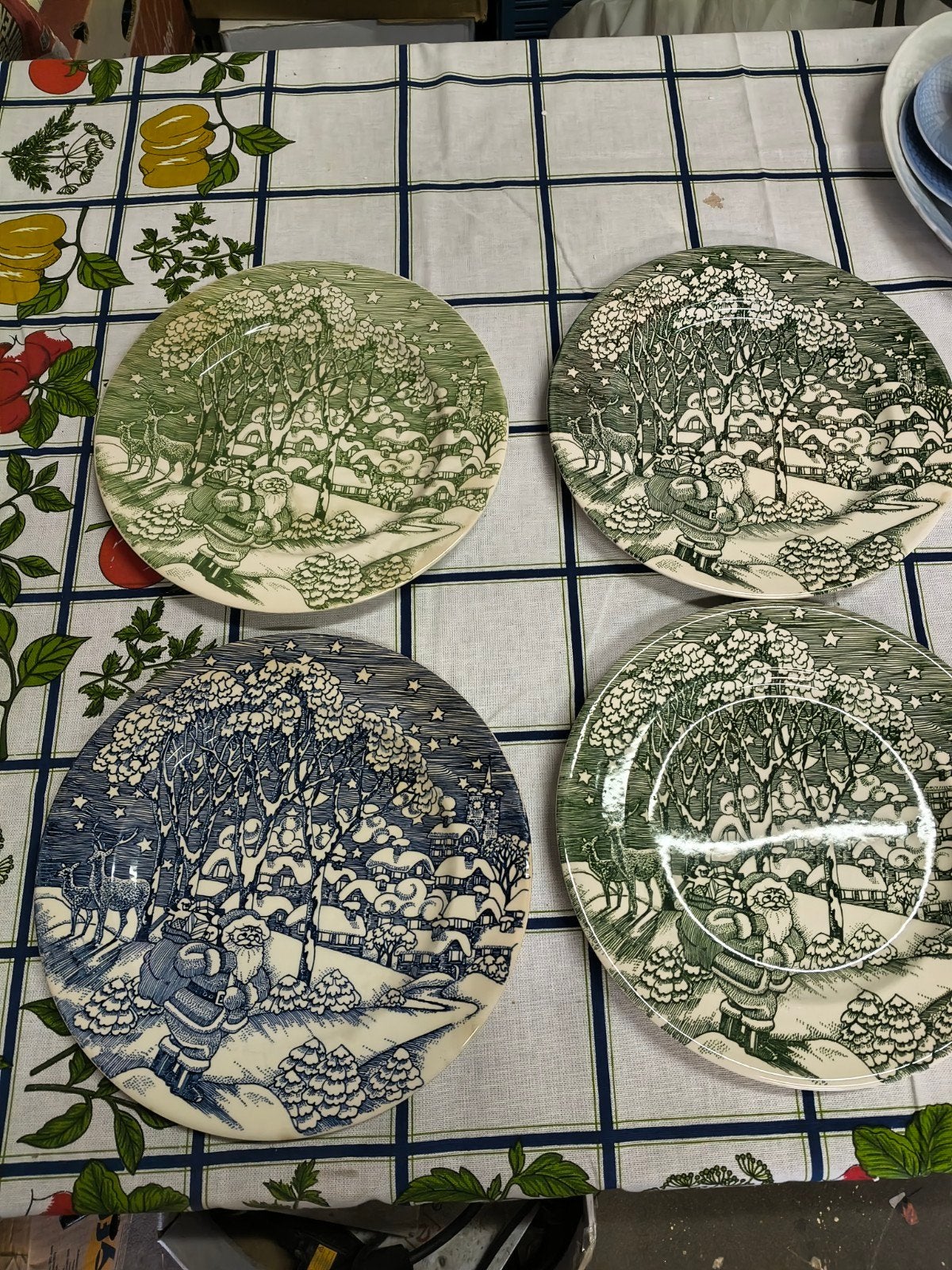 EIT Tableware Engeland Kerst Borden - Vintage Kerstservies, Antiek en Kunst, Ophalen of Verzenden