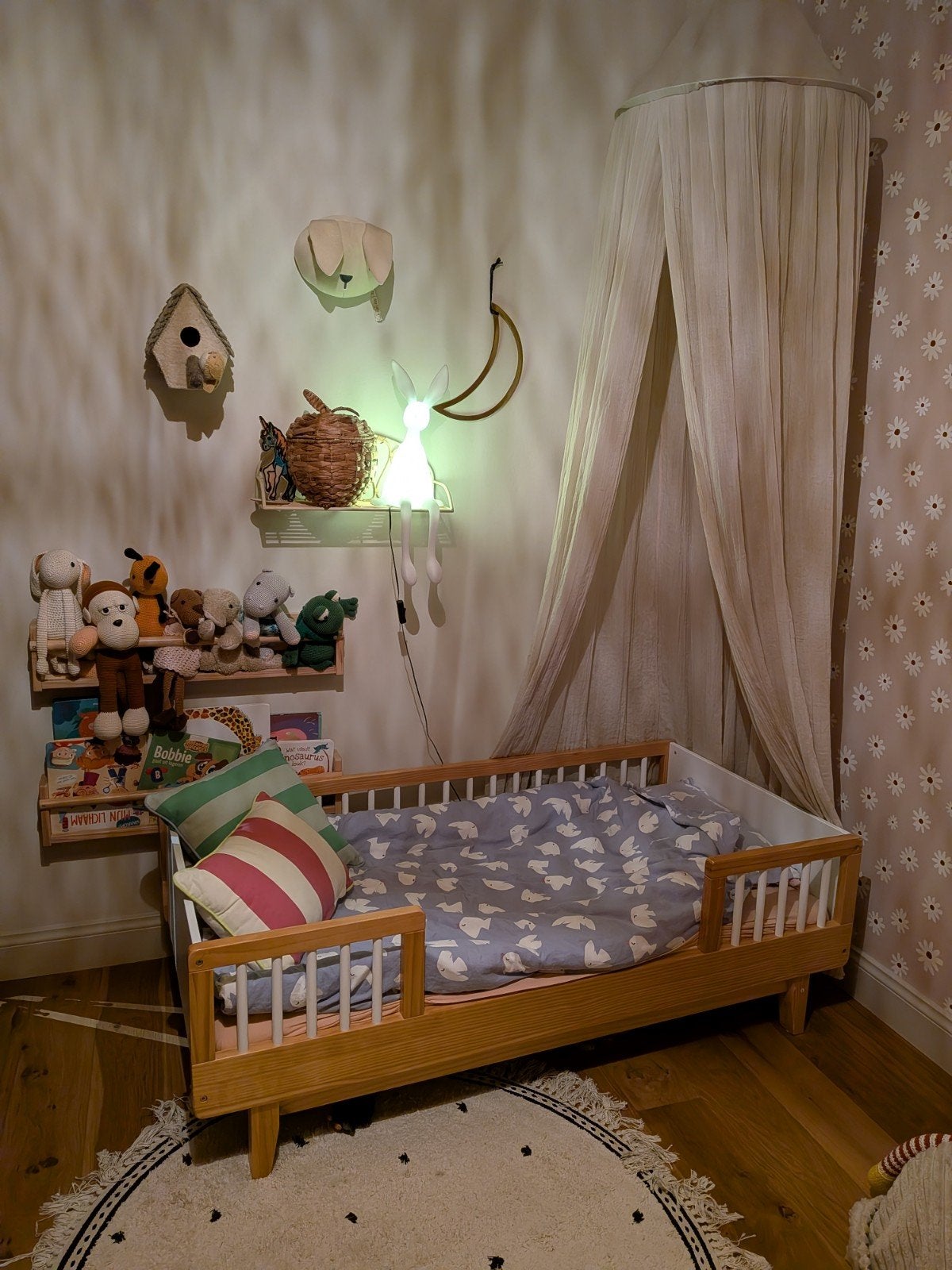 Petit Amelie peuterbed, Ophalen, Wit, 190 cm of minder, Zo goed als nieuw