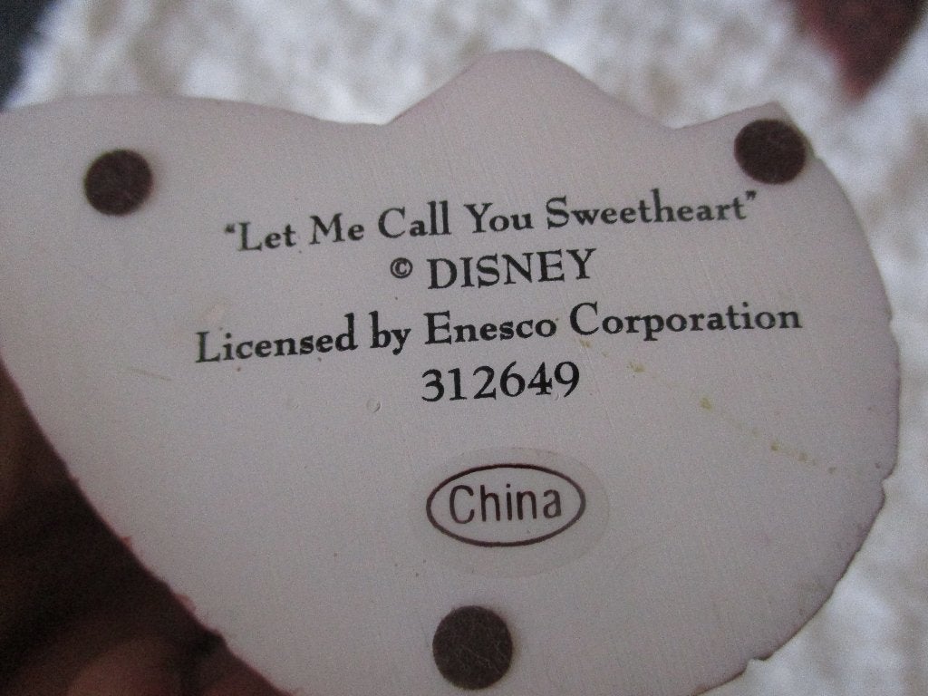2 Enesco Disney beeldjes: Mickey & Minnie Mouse, Verzamelen, Ophalen of Verzenden, Gebruikt, Fantasy