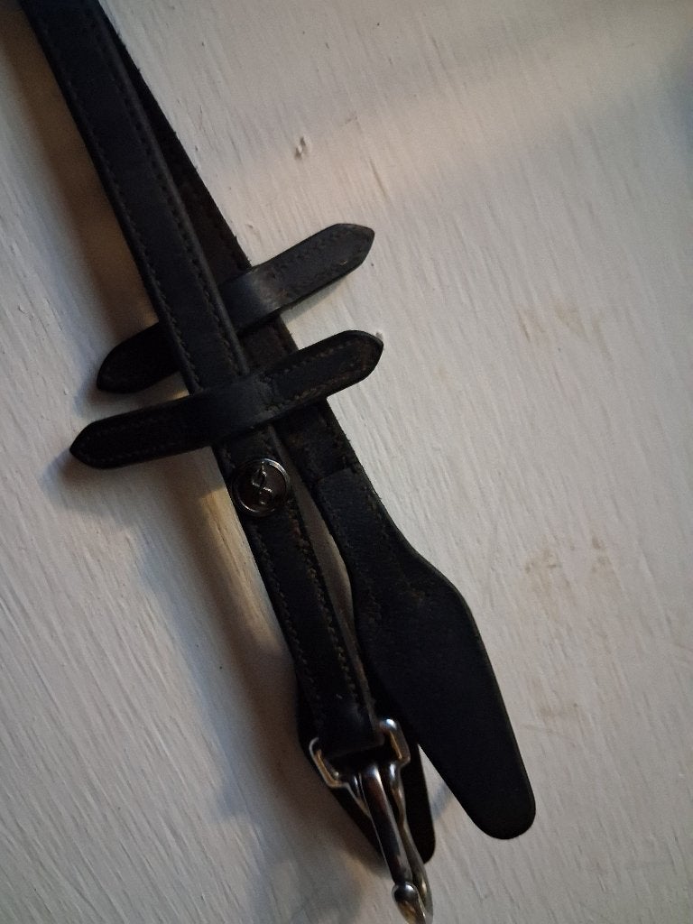 Presteq teugel full zwart clips, Gebruikt, Ophalen of Verzenden, Zwart, Antislip