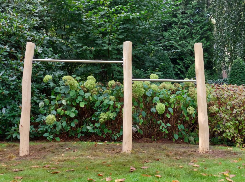 ROBINIA DUIKELREK DUBBEL kukelrek rekstok trapeze, Ophalen, Nieuw