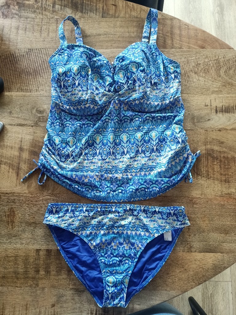 Prima donna tankini 80 G broekje 40 Nieuw blauw turquois 80G, Blauw, Nieuw, Ophalen of Verzenden, Bikini