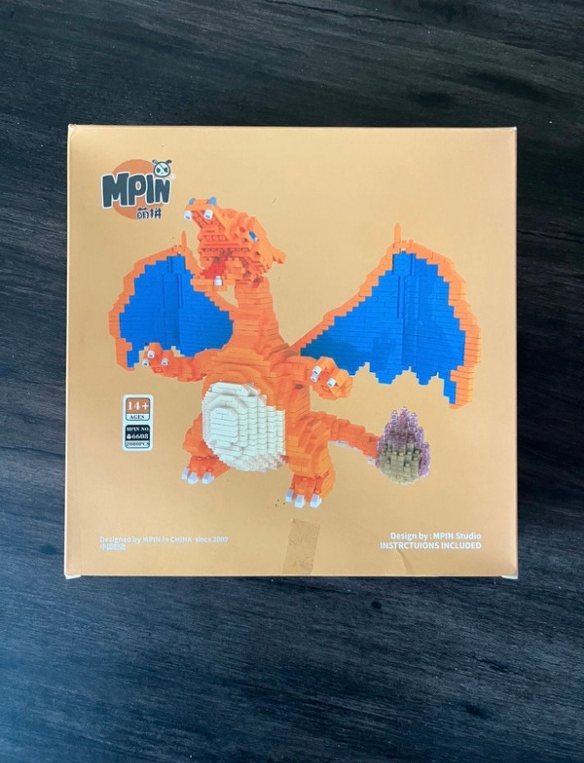 MPIN Charizard Bouwpakket - Zo goed als nieuw, Ophalen of Verzenden, Zo goed als nieuw, Overige merken