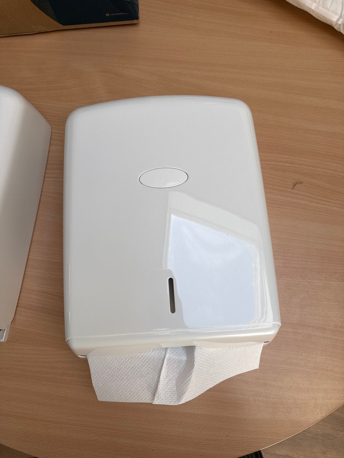 Dispenser voor papieren doekjes - Wit 13x, Ophalen, Overige typen, Kunststof, Nieuw