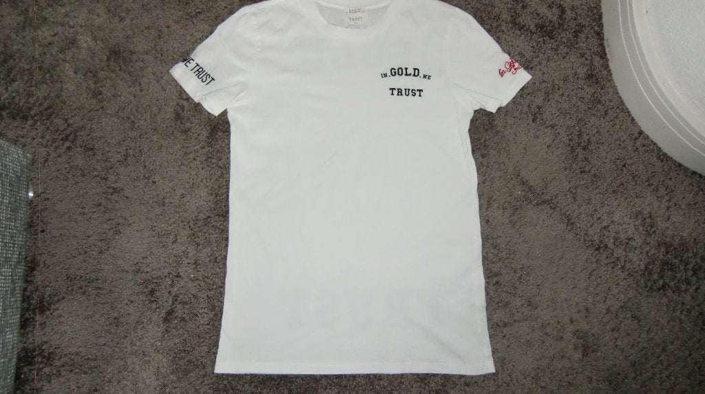 Shirt  In Gold We Trust  maat 176, Ophalen of Verzenden, Zo goed als nieuw, Shirt of Longsleeve, In Gold we Trust