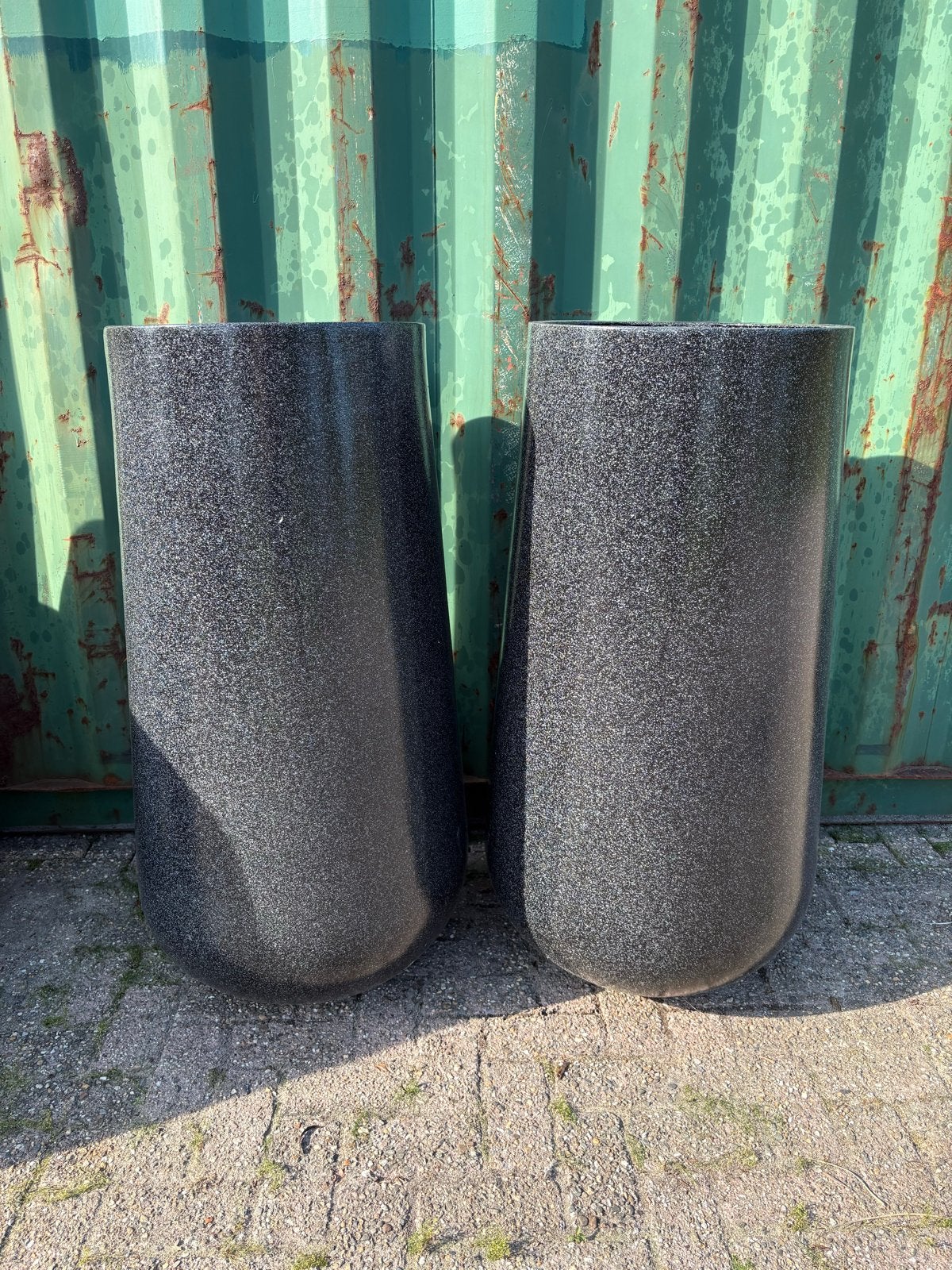 Grote plantenbakken, antraciet, 115 cm hoog, Tuin en Terras, Ophalen, Overige materialen, G, Balkon