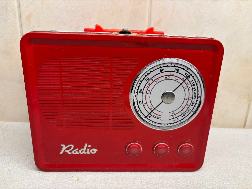Blikken Brood Trommel Radio, Ophalen of Verzenden