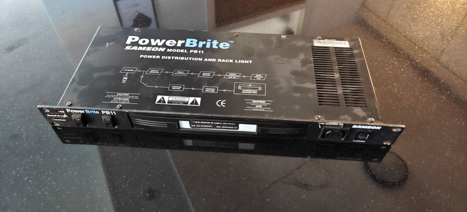 Samson PowerBrite PB11 Power Distributie en Rack Light, Ophalen of Verzenden, Gebruikt