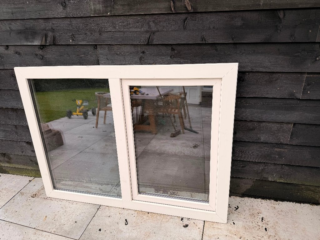 2x Schüco kunststof dakkapelkozijn, HR++ - als nieuw, Ophalen, Kunststof, Zo goed als nieuw, Inclusief glas