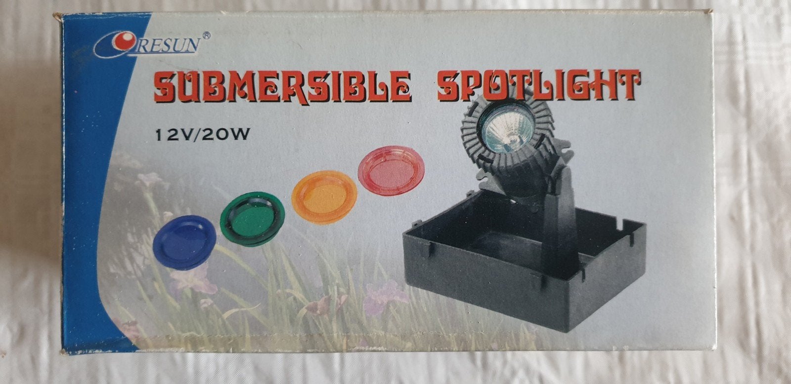 Resun onderwater spotlight 12V 20W, Tuin en Terras, Vijver-toebehoren, Ophalen of Verzenden, Nieuw, Vijververlichting