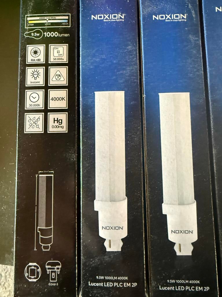 Noxion Lucent LED PLC EM 2P G24d-3 9.5W 1000lm 4000K, Ophalen, Nieuw