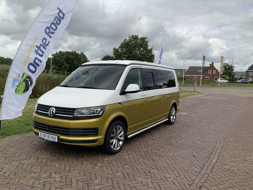 VW T 6 Columbus inbouw, Transporter 140 PK, 5 pers op, Caravans en Kamperen, Overige merken, Buscamper of Camperbus, Bedrijf, 5 tot 6 meter