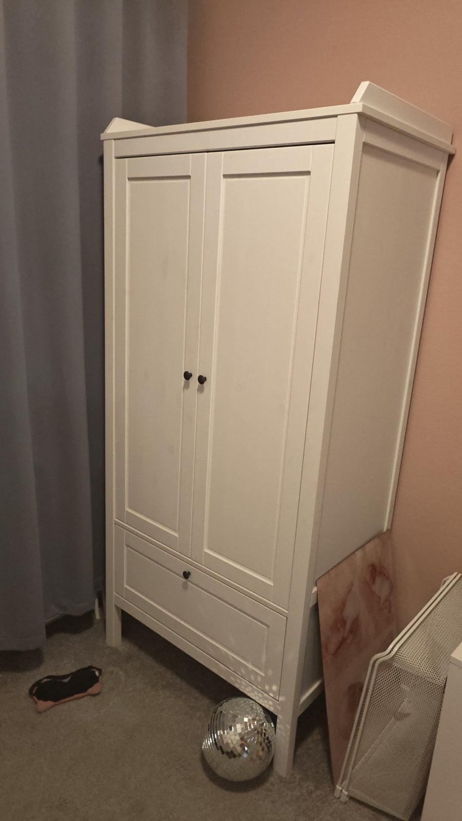 Witte IKEA SUNDVIK kledingkast voor kinderkamer, Ophalen, Gebruikt, 50 tot 100 cm, Met lade(s)