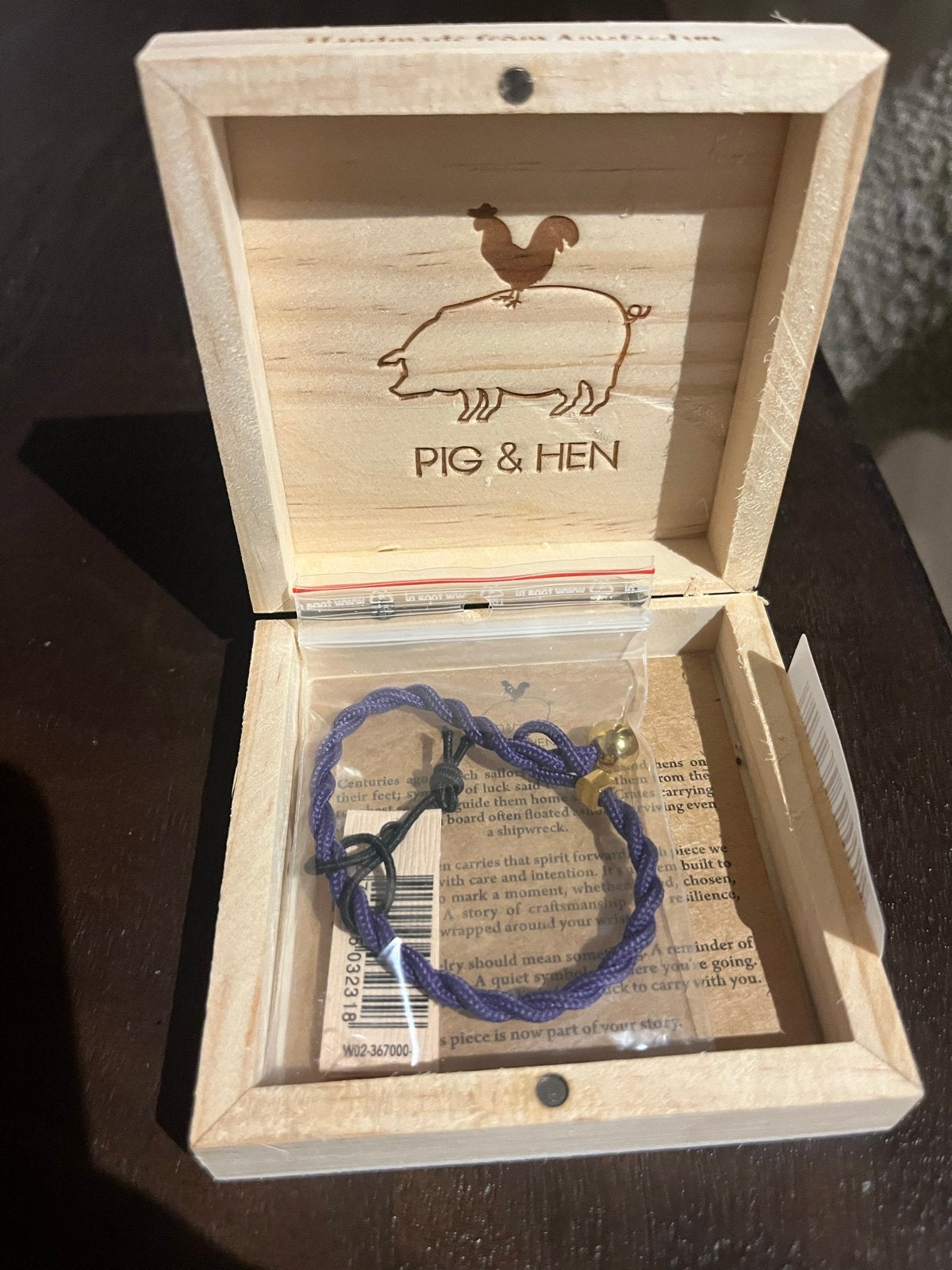 Pig & Hen armband Royal Purple Gold - Nieuw maat 16, Ophalen of Verzenden, Nieuw, Paars, Overige materialen
