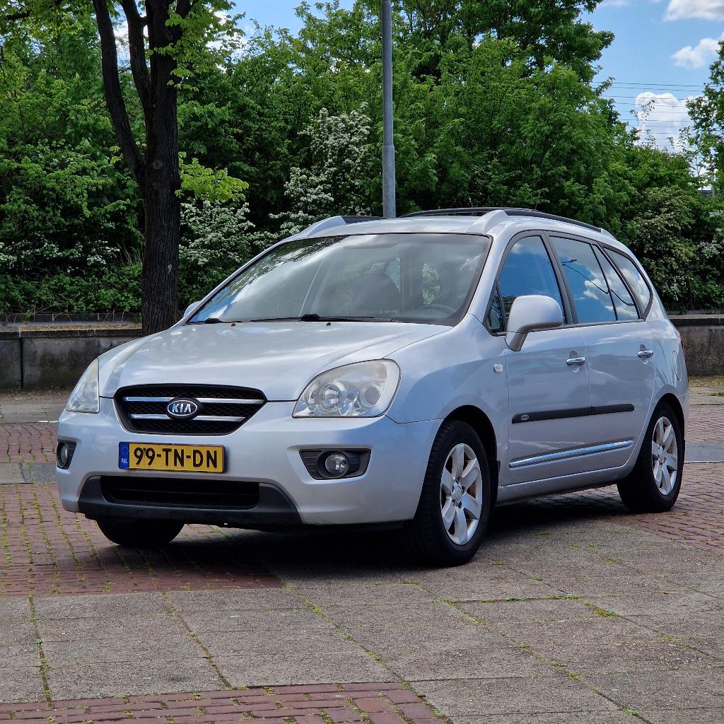 Kia Carens 2.0 Cvvt 5-ZIT 2007 Grijs, Auto's, Kia, Particulier, Carens, ABS, Airbags, Alarm, Centrale vergrendeling, Climate control
