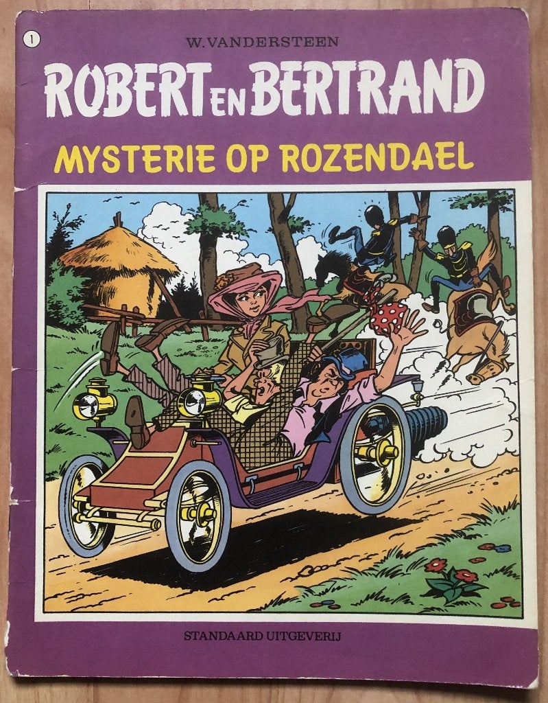 WILLY VANDERSTEEN - ROBERT EN BERTRAND - 1. MYSTERIE OP, Eén stripboek, Ophalen of Verzenden, Zo goed als nieuw, Willy Vandersteen
