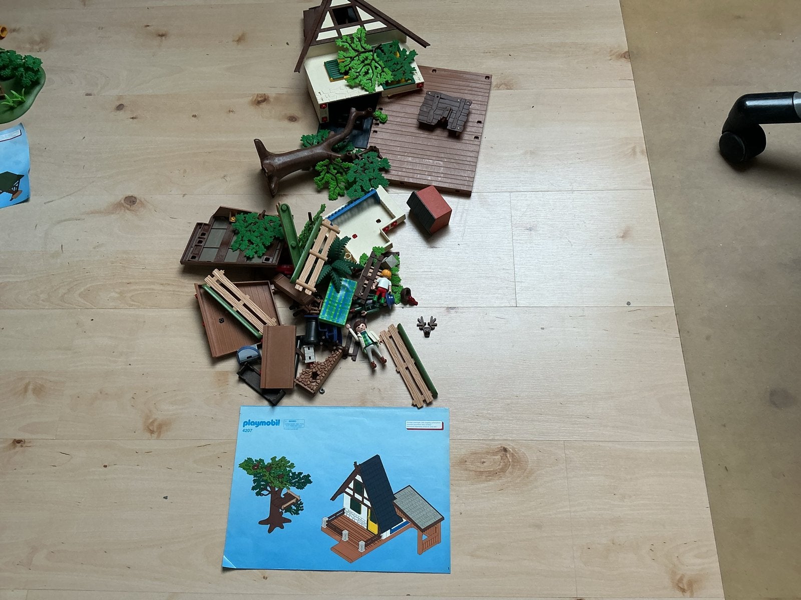 Playmobil Boshuis 4207 - Gebruikt maar in goede staat, Ophalen of Verzenden, Gebruikt, Complete set, Gebouw