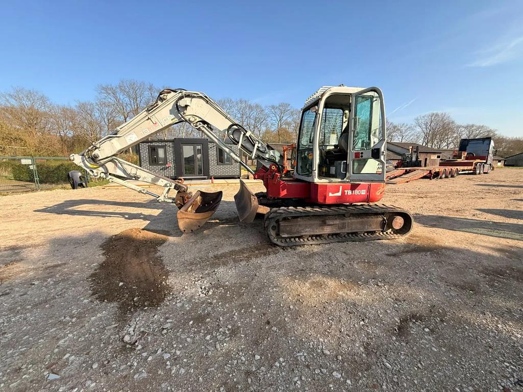 Takeuchi TB180FR (bj 2008), Zakelijke goederen, Machines en Bouw | Kranen en Graafmachines, Jansen Machines, Albert@jansen-machines.com