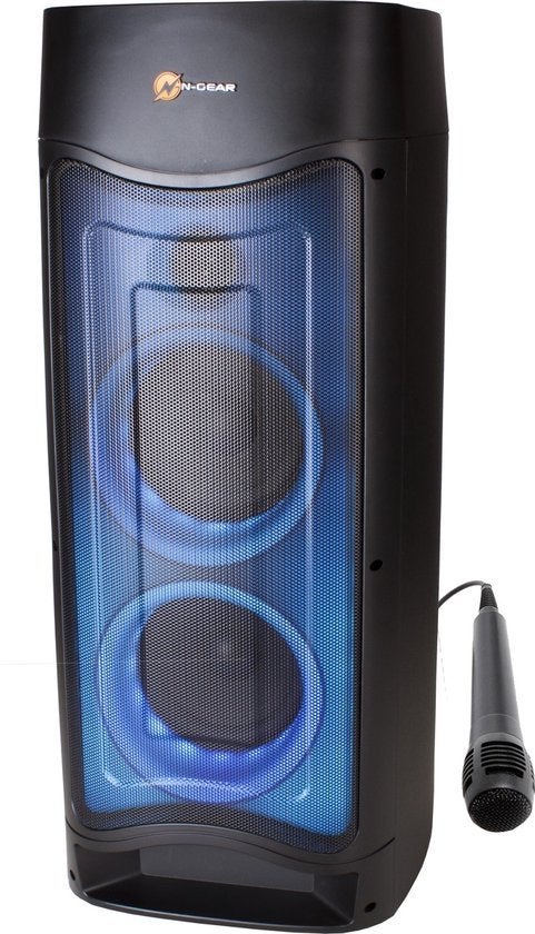 N-GEAR Partybox met Microfoon en LED Verlichting, Nieuw, ..., Ophalen of Verzenden, ...