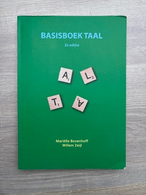 Basisboek Taal, Boeken, Ophalen of Verzenden, Alpha, Zo goed als nieuw, HBO