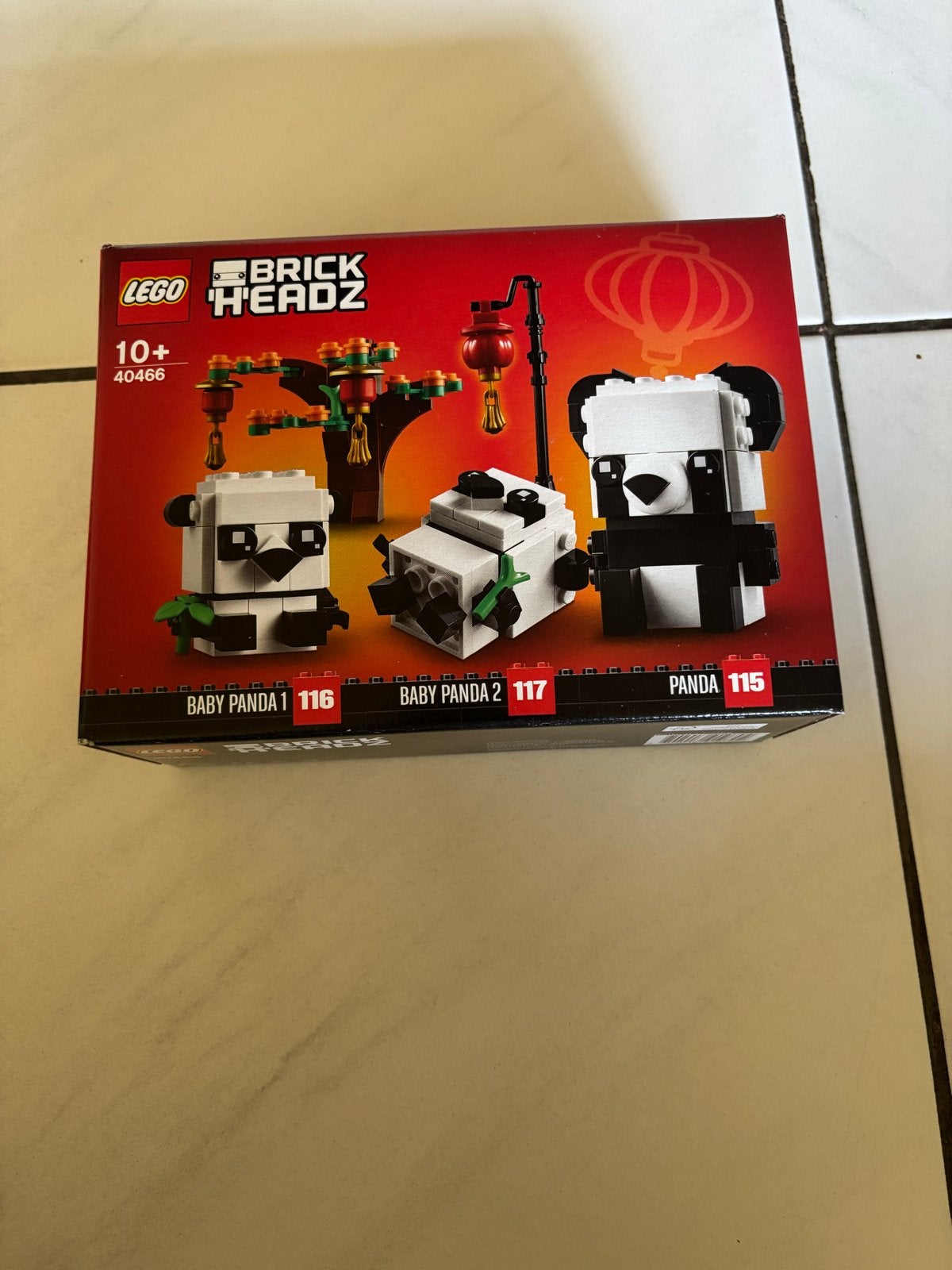 LEGO BrickHeadz 40466 Chinese Nieuwjaar Panda's, BrickHeadz, Lego, Nieuw, Ophalen of Verzenden