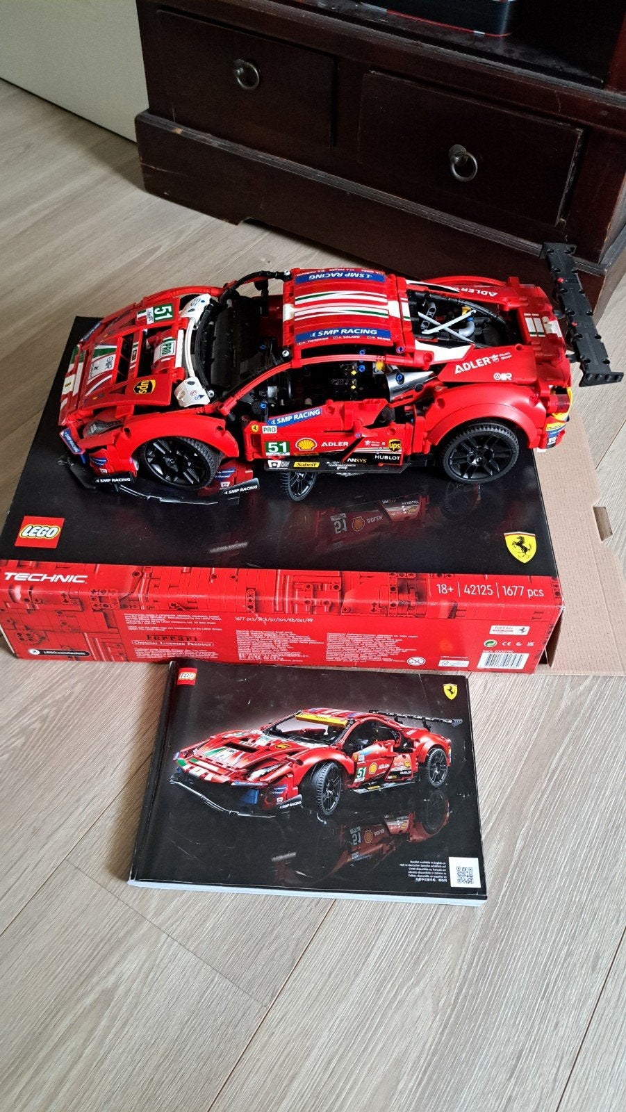 LEGO Technic McLaren Formule 1 Raceauto & Ferrari 488 GTE, Ophalen of Verzenden, Zo goed als nieuw