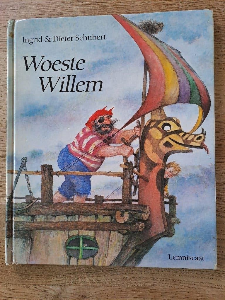WOESTE WILLEM. INGRID EN DIETER SCHUBERT., Ophalen of Verzenden, Gelezen, Ingrid & Dieter Schubert, Prentenboek