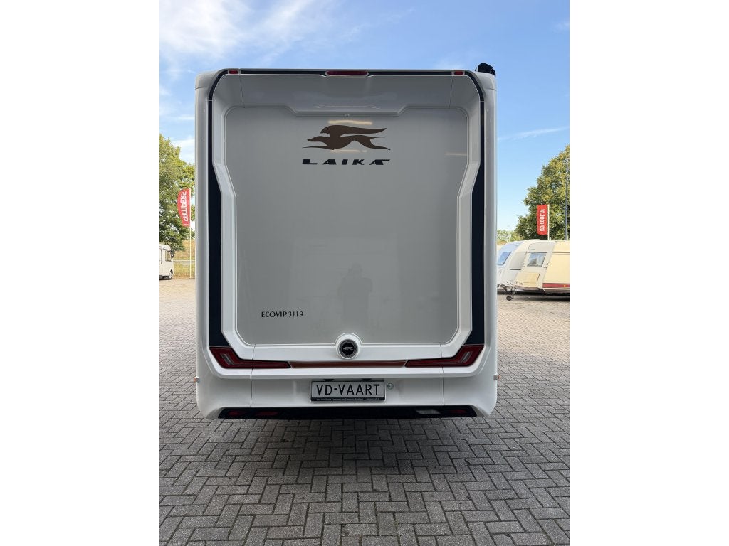 Laika Ecovip H 3119 Premium Segment Camper 1e Eigenaar 160PK, Integraal, Luifel, 6 tot 7 meter, Bedrijf