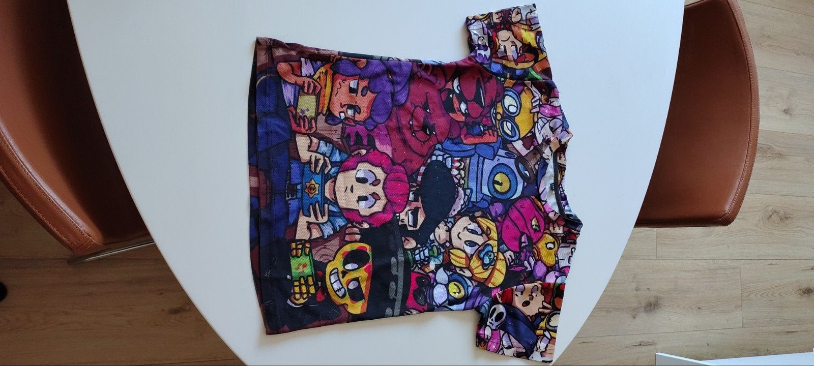 Brawl Stars T-shirt met kleurrijke print maat 134/ 140, Ophalen of Verzenden, Gebruikt, Onbekend, Jongen of Meisje