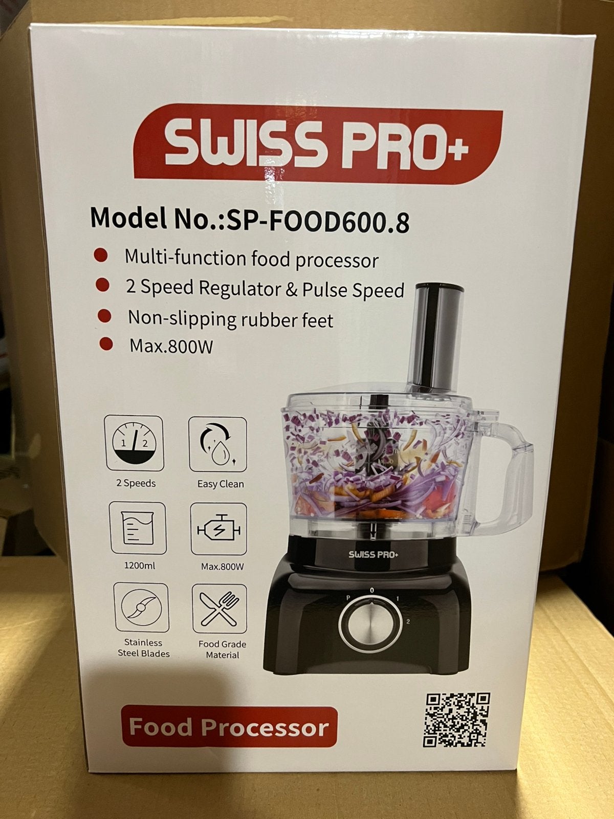Partijhandel 10 x foodprocessor in 3 kleuren partij handel, Ophalen, Nieuw, 3 snelheden of meer