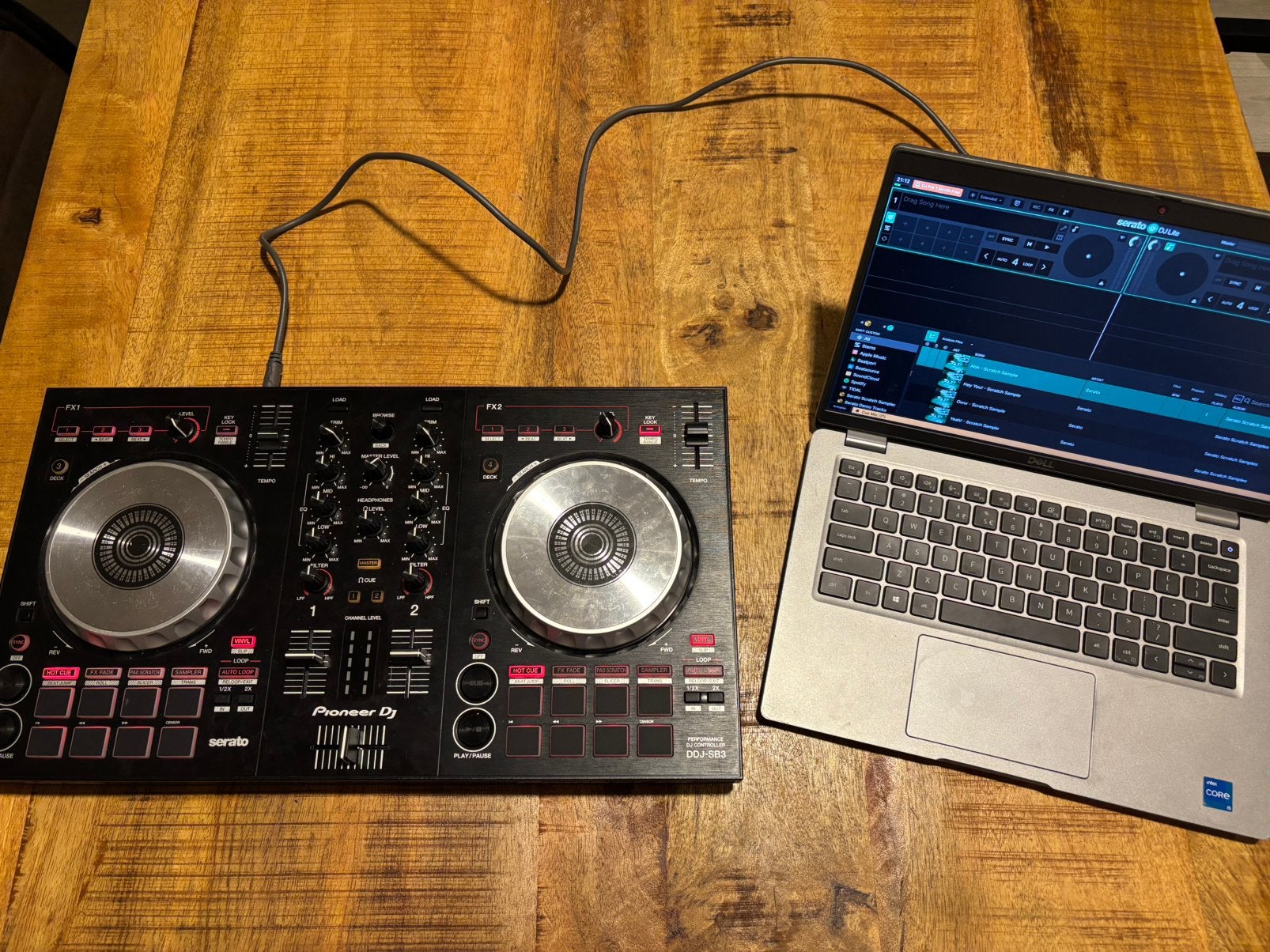 Pioneer DDJ-SB3 DJ controller Serato USB, Ophalen of Verzenden, Zo goed als nieuw, Draaitafel, Pioneer